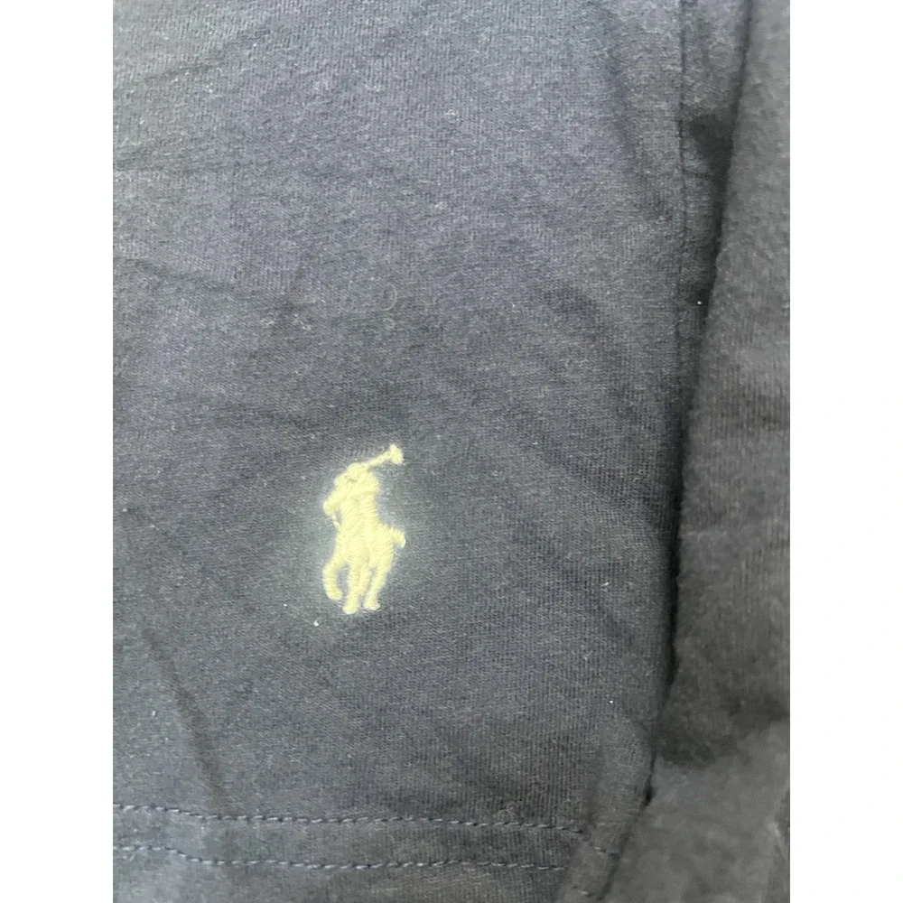 Polo Ralph Lauren Slim Fit Crew T-Shirts - Large Navy Blue Lot Of 2 Logo